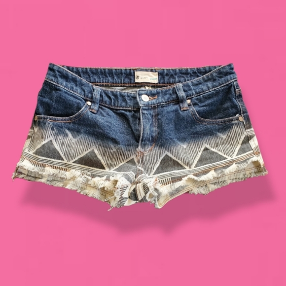 Roxy Denim Dip Dye Shorts - Picture 2 of 3